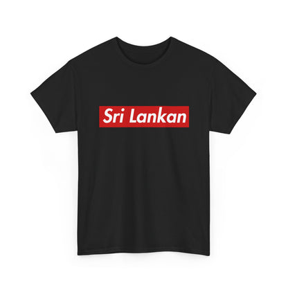 Additional product view of the Sri Lanka Sri Lankan Red Wordmark T-Shirt
