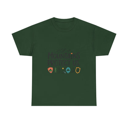 Additional product view of the Lesotho Mountains Protect Us T-Shirt