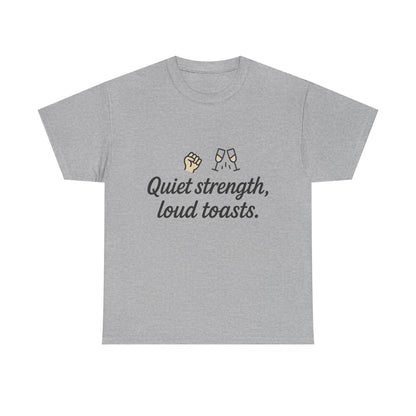 Additional product view of the Belarus Quiet Strength, Loud Toasts T-Shirt