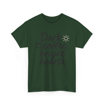 Additional product view of the Colombia Dark Coffee, Bright Hearts T-Shirt