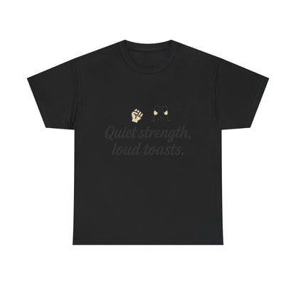 Additional product view of the Belarus Quiet Strength, Loud Toasts T-Shirt