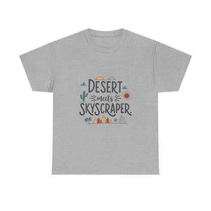 Additional product view of the Qatar Desert Wisdom, Skyscraper Dreams T-Shirt
