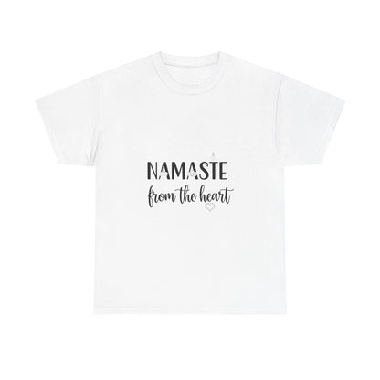 Front view of the Nepal Namaste from the Heart T-Shirt
