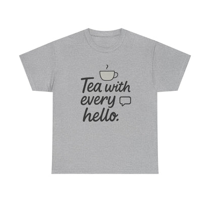 Additional product view of the Brunei Tea with Every Hello T-Shirt