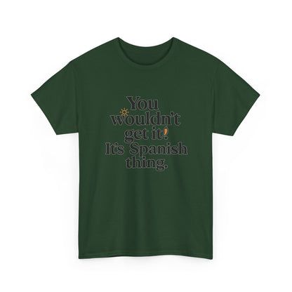 Additional product view of the Spain Spanish Thing T-Shirt