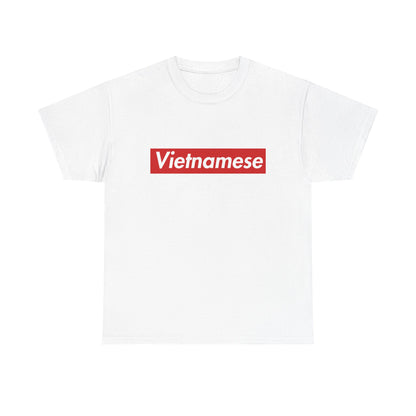 Front view of the Vietnam Vietnamese Red Wordmark T-Shirt