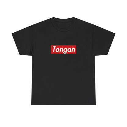 Additional product view of the Tonga Tongan Red Wordmark T-Shirt