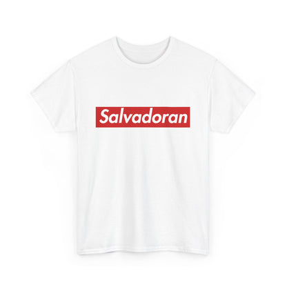 Additional product view of the Salvadoran Red Wordmark T-Shirt
