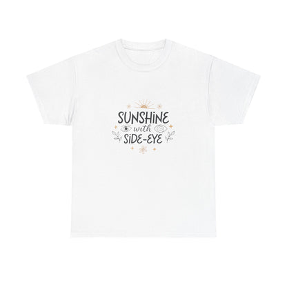 Front view of the South Africa Sunshine & Side-Eye T-Shirt