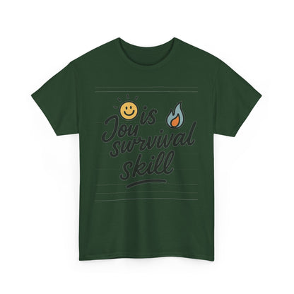 Additional product view of the Brazil Joy Is a Survival Skill T-Shirt