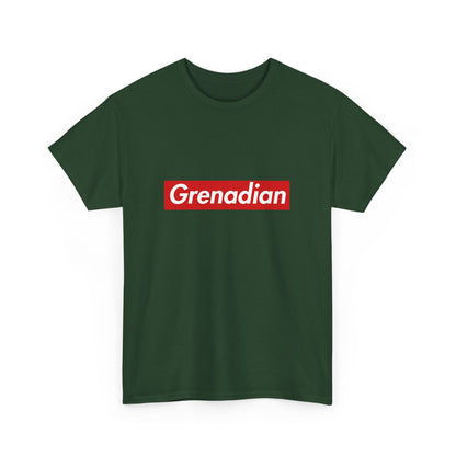Additional product view of the Grenadian Red Wordmark T-Shirt