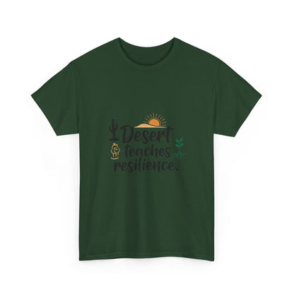 Additional product view of the Niger Desert Teaches Resilience T-Shirt
