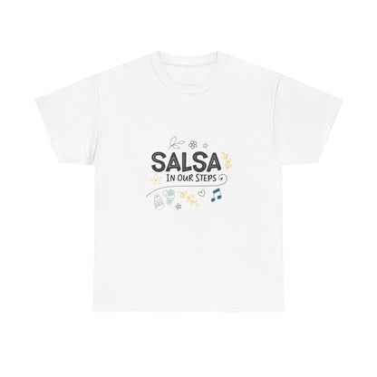 Front view of the Panama Salsa & Rhythm T-Shirt