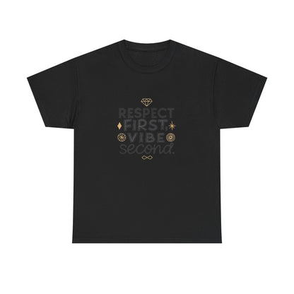 Additional product view of the South Korea Respect First, Vibe Second T-Shirt
