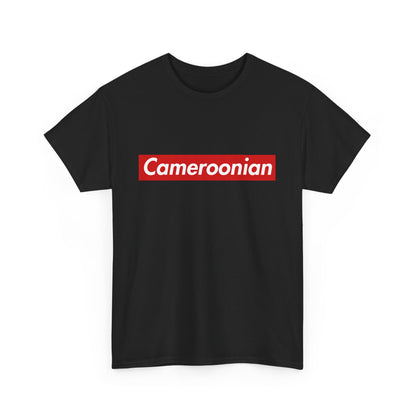 Additional product view of the Cameroonian Red Wordmark T-Shirt