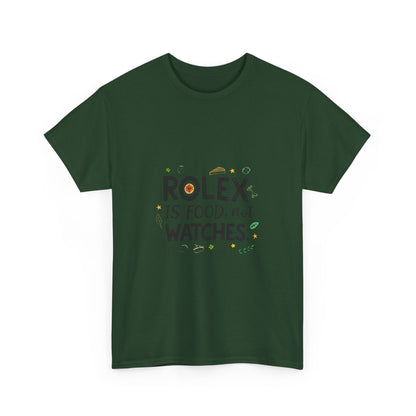 Additional product view of the Uganda Rolex Is Food T-Shirt