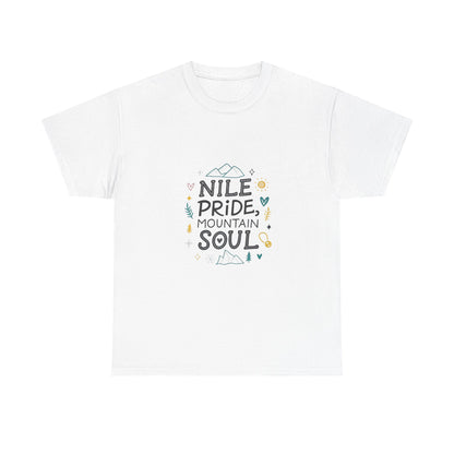 Front view of the Uganda Nile Pride T-Shirt