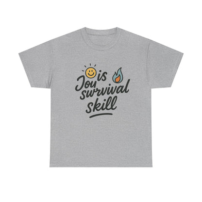 Additional product view of the Brazil Joy Is a Survival Skill T-Shirt