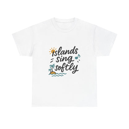Front view of the São Tomé & Príncipe Islands Sing Softly T-Shirt
