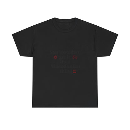 Additional product view of the North Macedonia Macedonian Thing T-Shirt