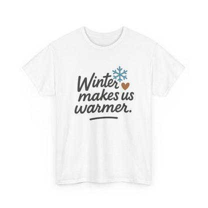 Additional product view of the Belarus Winter Makes Us Warmer T-Shirt