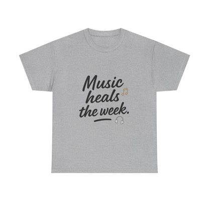 Additional product view of the Guinea-Bissau Music Heals the Week T-Shirt