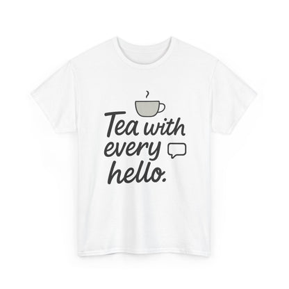 Additional product view of the Brunei Tea with Every Hello T-Shirt