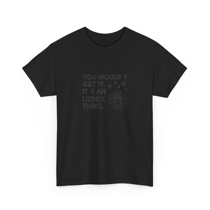 Additional product view of the Uzbekistan Uzbek Thing T-Shirt