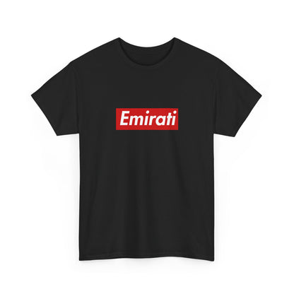 Additional product view of the United Arab Emirates Emirati Red Wordmark T-Shirt