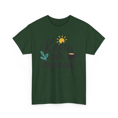 Additional product view of the Greece Kefi on Repeat T-Shirt