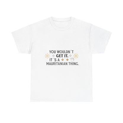 Front view of the Mauritania Mauritanian Thing T-Shirt