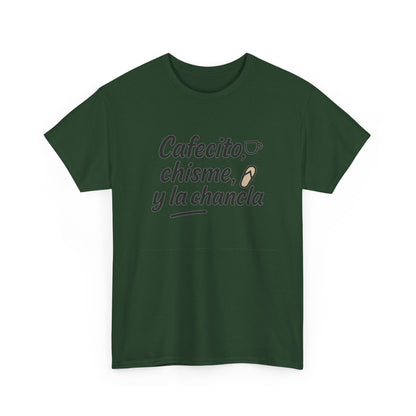 Additional product view of the Mexico Cafecito, Chisme & Chancla T-Shirt