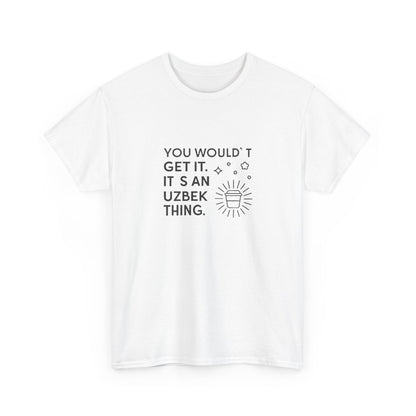 Additional product view of the Uzbekistan Uzbek Thing T-Shirt
