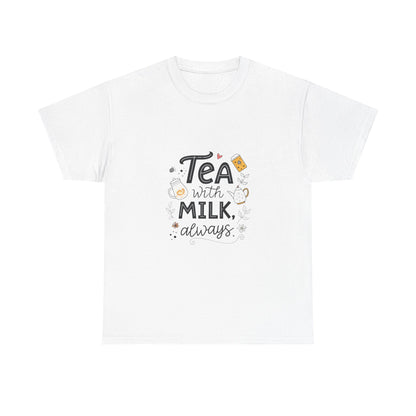 Front view of the Somalia Tea with Milk T-Shirt