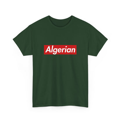 Additional product view of the Algerian Red Wordmark T-Shirt