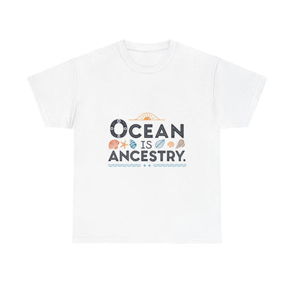 Front view of the Marshall Islands Ocean Is Ancestry T-Shirt