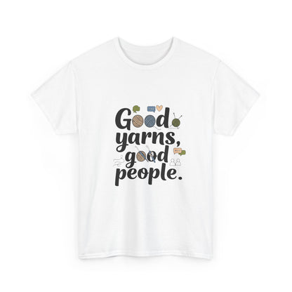Additional product view of the New Zealand Good Yarns, Good People T-Shirt