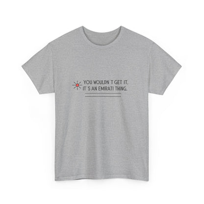 Additional product view of the United Arab Emirates Emirati Thing T-Shirt