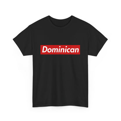 Additional product view of the Dominican Red Wordmark T-Shirt