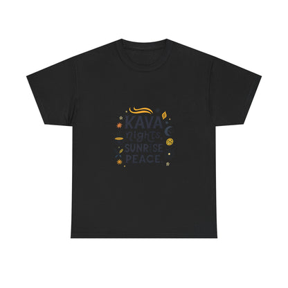 Additional product view of the Vanuatu Kava Nights, Sunrise Peace T-Shirt