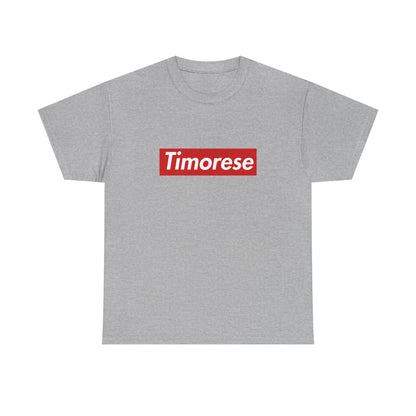 Additional product view of the Timor-Leste Timorese Red Wordmark T-Shirt
