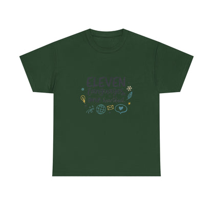 Additional product view of the South Africa Eleven Languages, One Heart T-Shirt