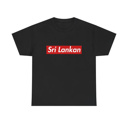 Additional product view of the Sri Lanka Sri Lankan Red Wordmark T-Shirt