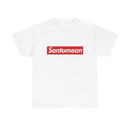 Front view of the São Tomé & Príncipe Santomean Red Wordmark T-Shirt