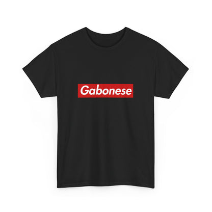 Additional product view of the Gabonese Red Wordmark T-Shirt