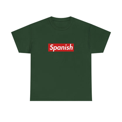Additional product view of the Spain Spanish Red Wordmark T-Shirt
