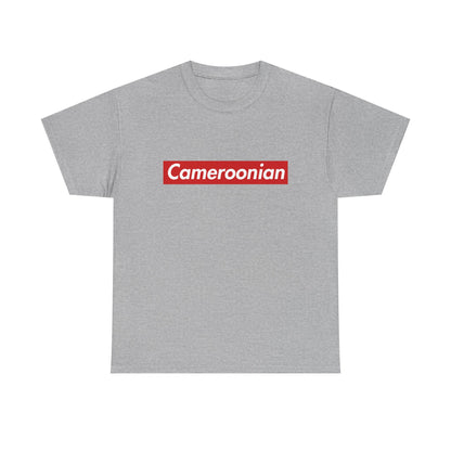 Additional product view of the Cameroonian Red Wordmark T-Shirt