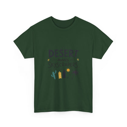 Additional product view of the United Arab Emirates Desert & Skyscrapers T-Shirt