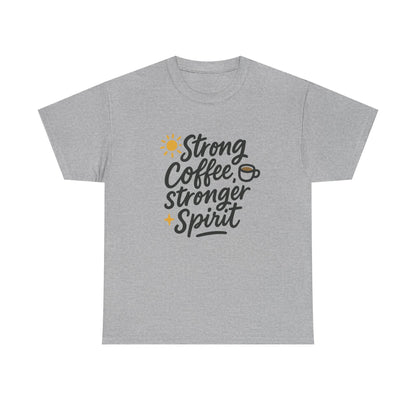 Additional product view of the Algeria Strong Coffee, Stronger Spirit T-Shirt