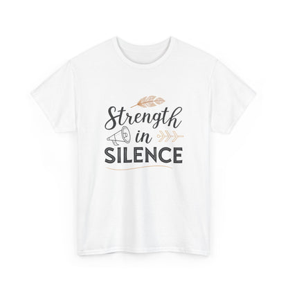 Additional product view of the Ukraine Strength in Silence T-Shirt